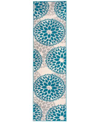 Haven Hav9099 Blue 2' x 7'2" Runner Rug