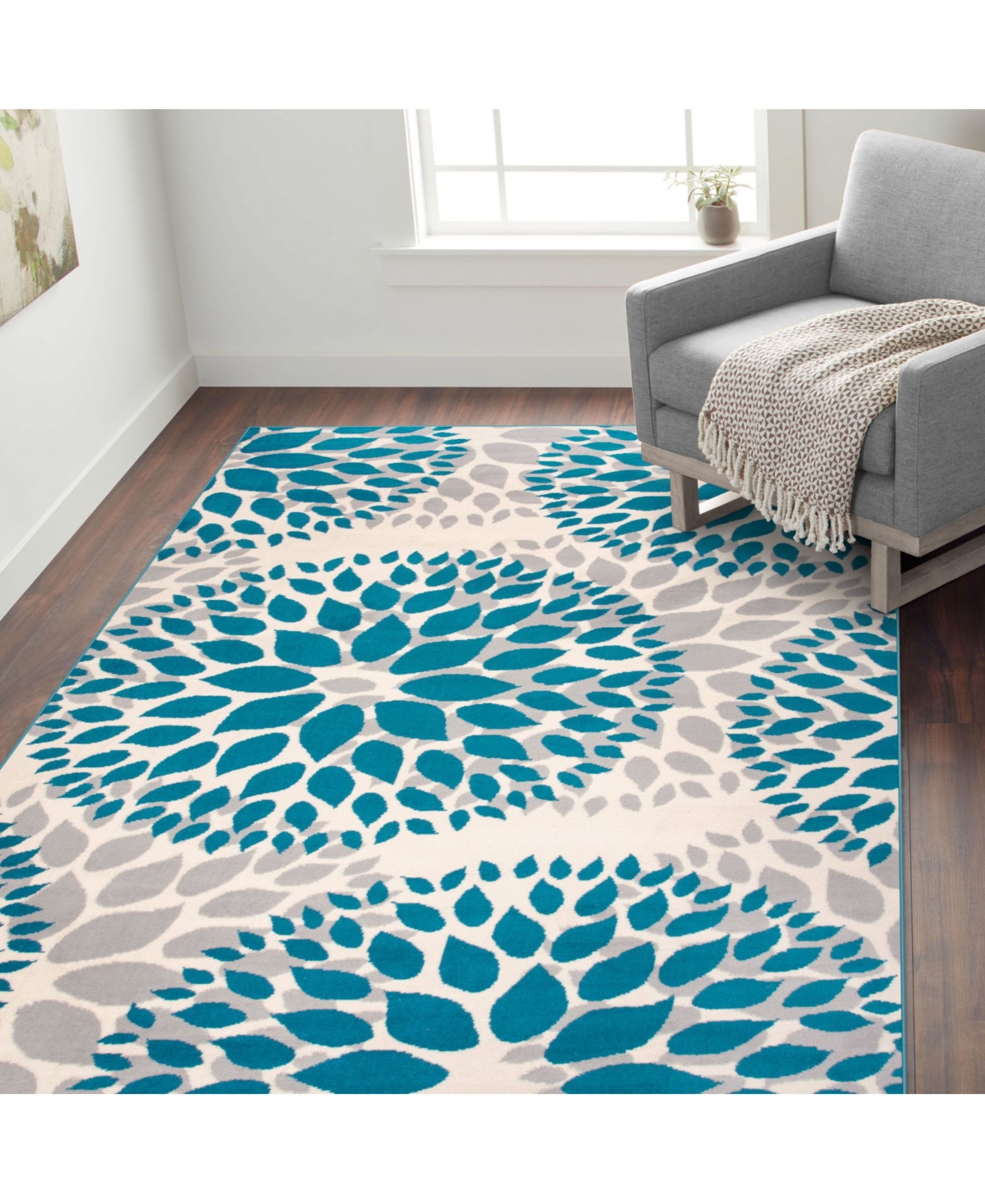 Main Street Rugs Haven Hav9099Area Rug - Blue