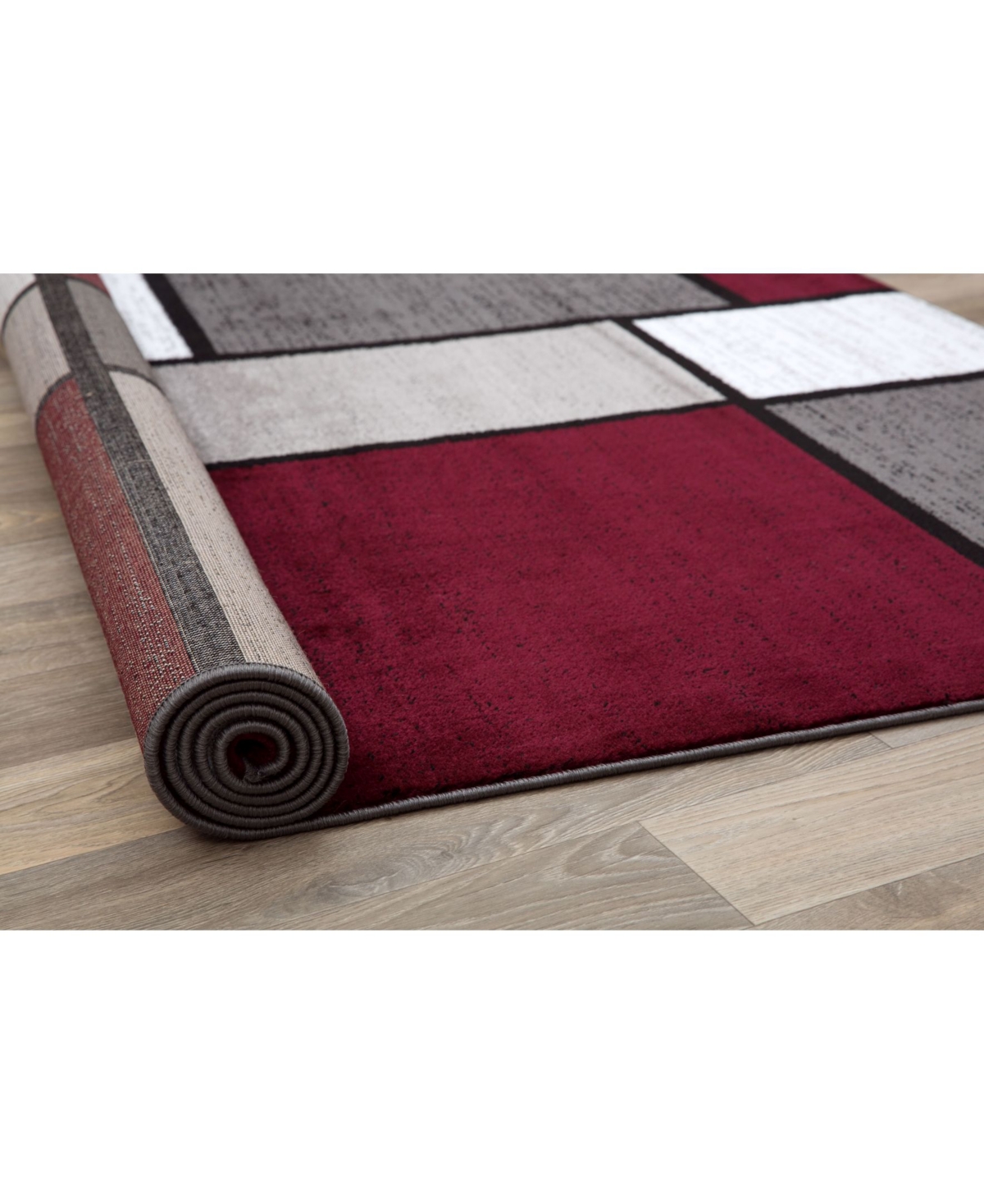 Main Street Rugs Montane Mon106Area Rug - Red