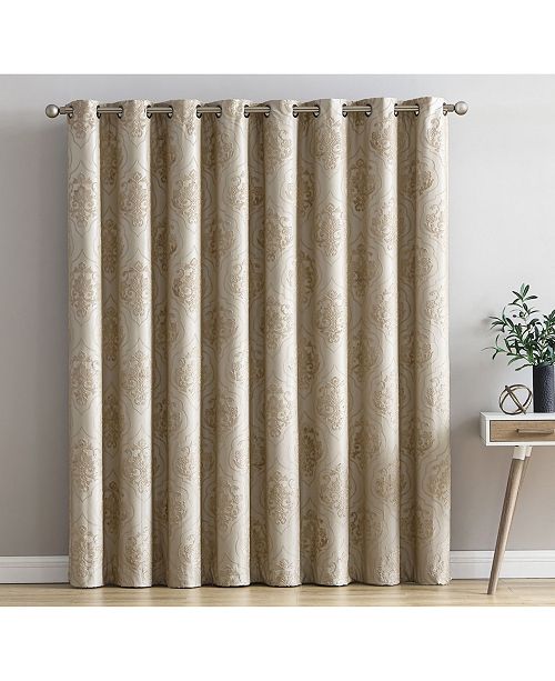 Hlc Me Obscura By Newcastle Damask Flocked 100 Blackout Grommet