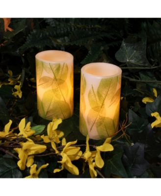 Lumabase Battery Operated Wax Candle, Set of 2