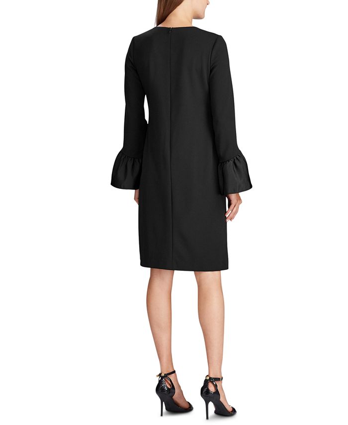 Lauren Ralph Lauren Ruffle-Sleeve Jersey Dress - Macy's