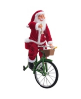 Mr. Christmas Cycling Santa