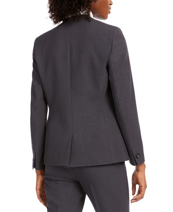 Bar III Collarless Open-Front Blazer, Created for Macy's & Reviews ...