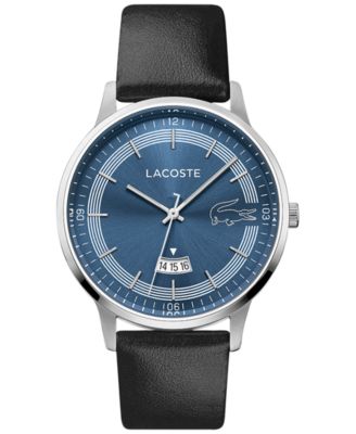 Lacoste - Men's Madrid Black Leather Strap Watch 41mm