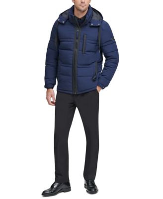 Men's Huxley Crinkle Down Jacket with Removable Hood