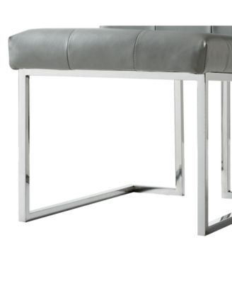 Vanderbilt Upholstered Dining Chair with Metal Frame Set of 2