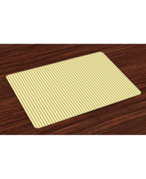 Ambesonne Place Mats Set of 4