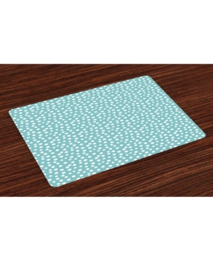 Ambesonne Turquoise Place Mats Set of 4