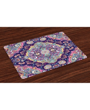 Ambesonne Ethnic Place Mats Set of 4