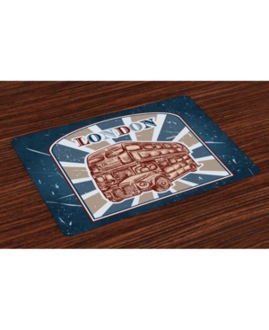 Ambesonne Vintage-Like Place Mats Set of 4