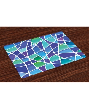 Ambesonne Fractal Place Mats Set of 4