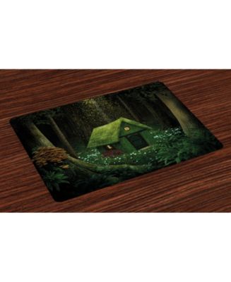 Ambesonne Fantasy Place Mats, Set of 4 - Macy's