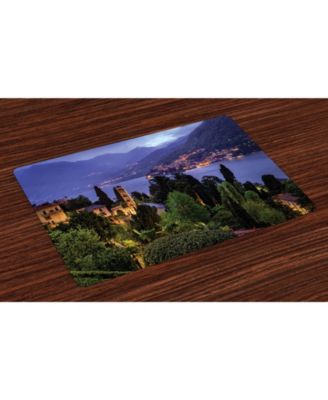 Ambesonne Italian Place Mats, Set of 4 - Macy's