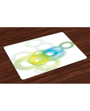 Ambesonne Abstract Place Mats Set of 4