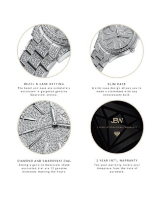 Women's Cristal Diamond (1/8 ct. t.w.) Watch in Stainless Steel Watch 38mm