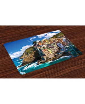 Ambesonne European Place Mats Set of 4
