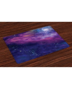 Ambesonne Outer Space Place Mats Set of 4