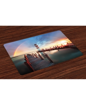 Ambesonne Lighthouse Place Mats Set of 4