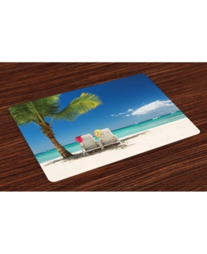 Ambesonne Seaside Place Mats Set of 4