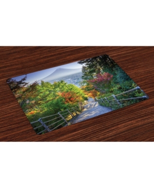 Ambesonne Nature Place Mats Set of 4