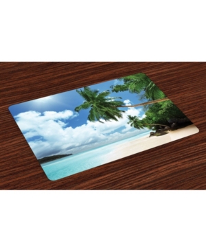 Ambesonne Beach Place Mats Set of 4