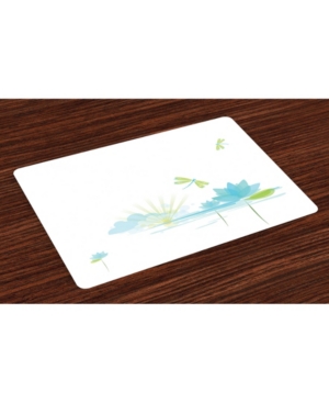 Ambesonne Dragonfly Place Mats Set of 4