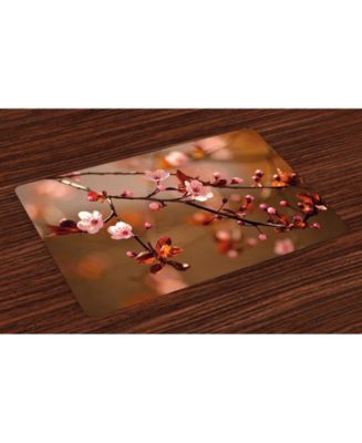 Ambesonne Nature Place Mats, Set of 4 - Macy's