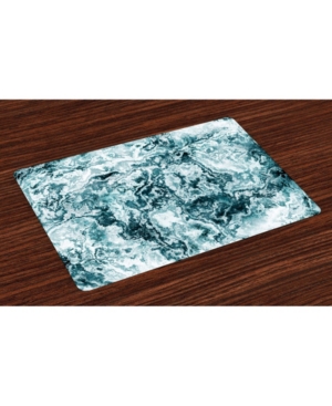 Ambesonne Marble Place Mats Set of 4