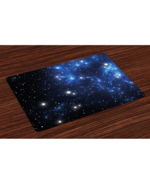 Ambesonne Constellation Place Mats Set of 4