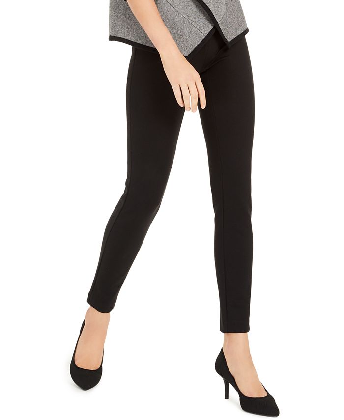Alfani Skinny Tummy-Control Ponte Pants Blue Size 6