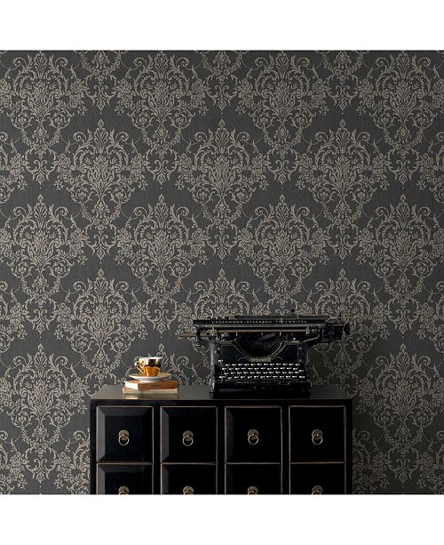 Graham Brown Victorian Damask Wallpaper Reviews Wallpaper Home Decor Macy S