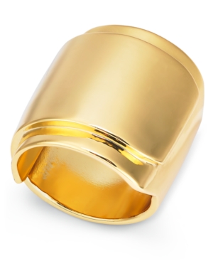 image of Alfani Gold-Tone Wide Ring, Created for Macy-s