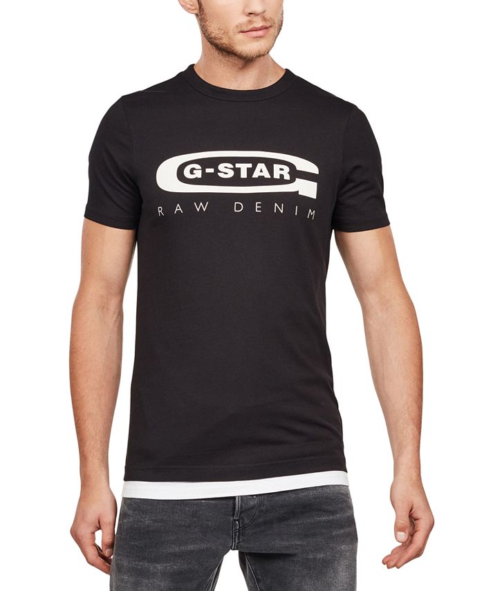 G-Star Raw Men's Logo Graphic 4 T-Shirt & Reviews - T-Shirts - Men - Macy's