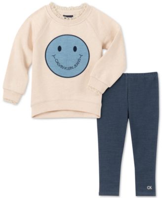 calvin klein jumper and shorts set