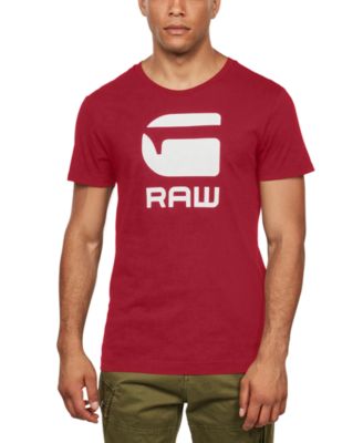 g star raw red t shirt