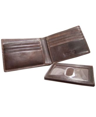 Men's Boulder Collection RFID Secure Billfold with Removable Left Wing Passcase
