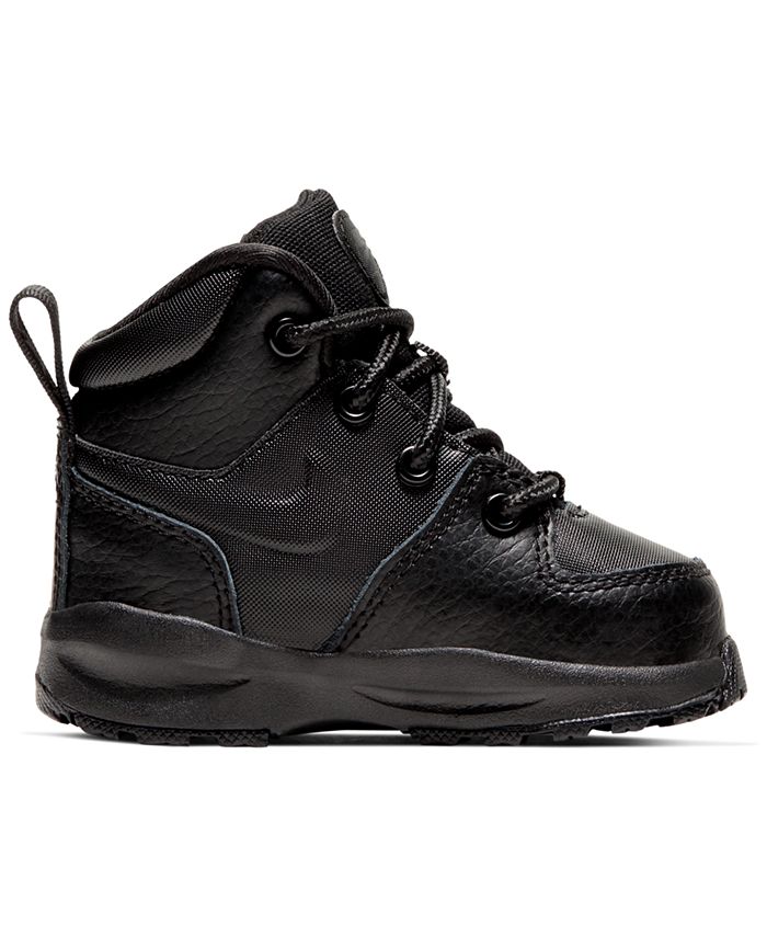 Black nike boots kids clearance