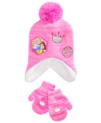 toddler girl hat and mittens