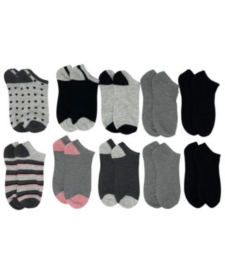 womens grey ankle socks