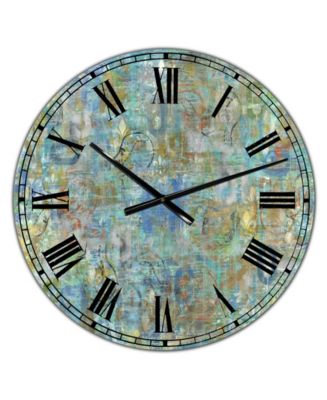 Designart Mind Blown Large Modern Wall Clock - 38