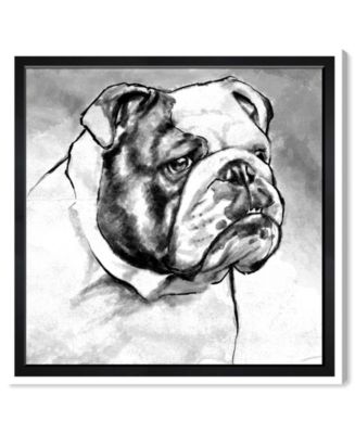 Oliver Gal English Bulldog Canvas Art, 43