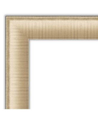 Elegant Brushed Honey on The Door Full Length Mirror, 18.75" x 52.75"