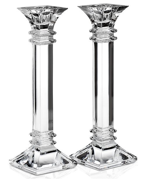 Marquis by Waterford Treviso Candlestick, 10" Pair & Reviews Candle