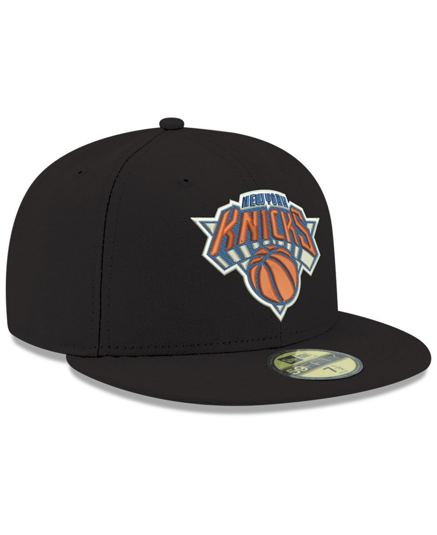 Базовая приталенная кепка New York Knicks Basic 59 размера "FIFTY"