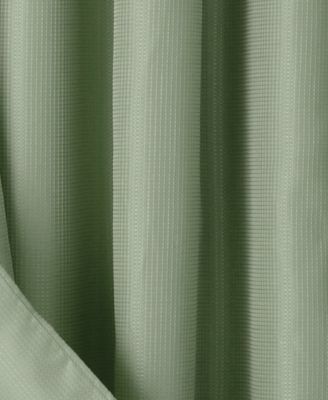 Waffle Complete Shower Curtain With Detachable Liner, 70" x 72"