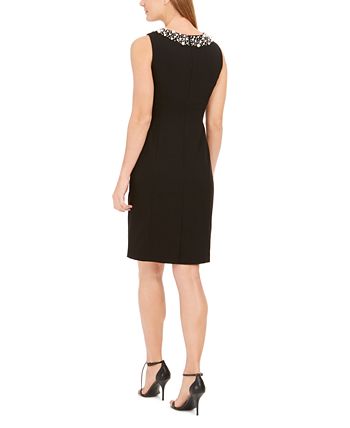 Calvin klein dress with store pearls
