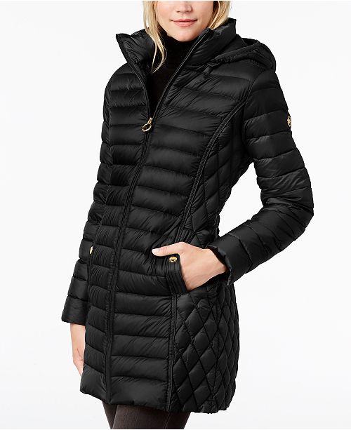 Michael Kors Hooded Packable Down Puffer Coat Created For Macy S