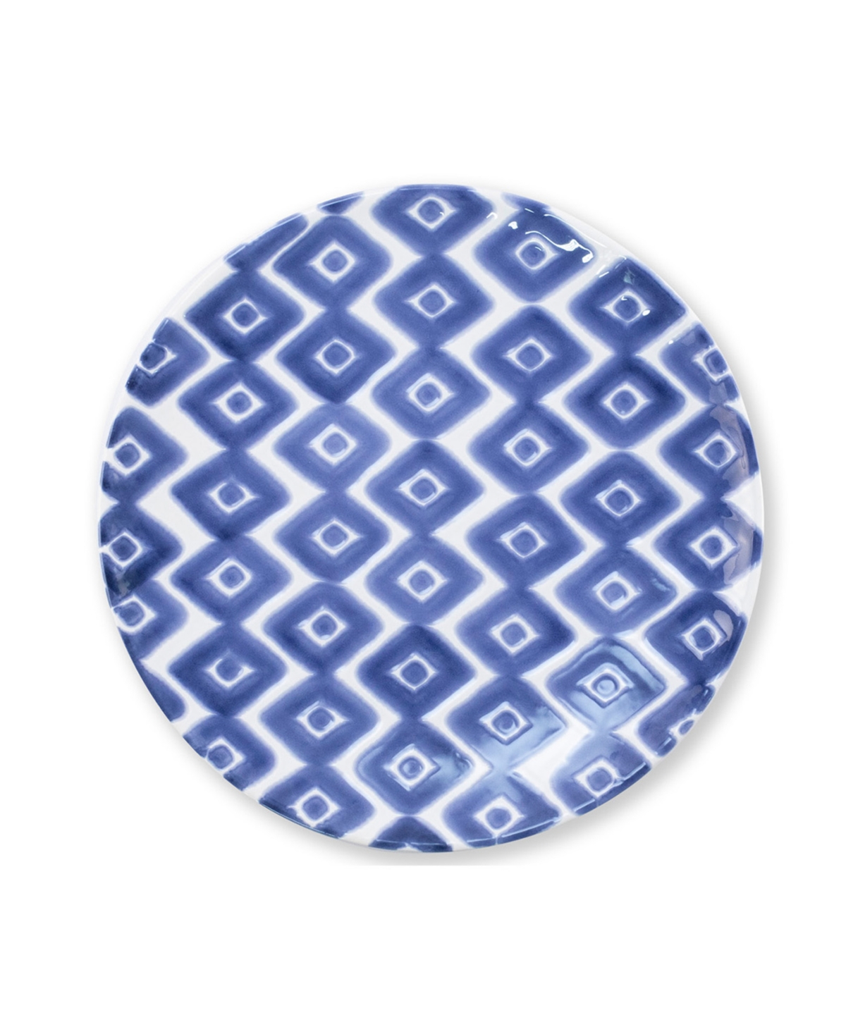 Vietri Santorini Salad Plate In Diamond