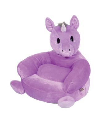 Children's Plush Unicorn Character Chair